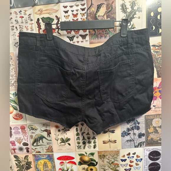 Material Girl size 15 black denim, embroidered design. Great condition. - Picture 2 of 3